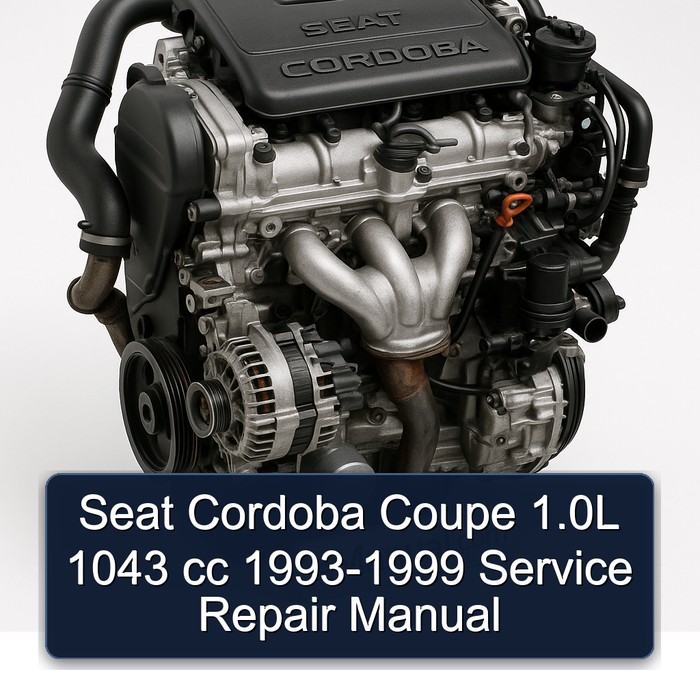 1993-1999 Seat Cordoba Coupe 1.0l 1043 Cc Service Repair Workshop Manual PDF
