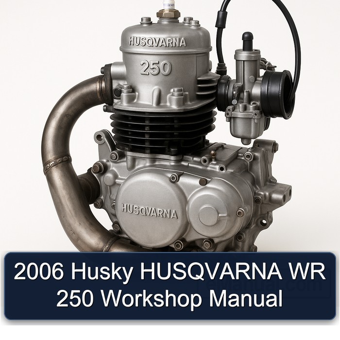 2006 Husqvarna 250 Husky WR Service Repair Workshop Manual PDF