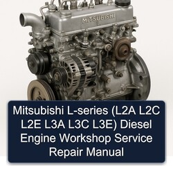 Mitsubishi L Series L-series (l2a L2C L2E L3A L3C L3e) Diesel Engine Service Repair Workshop Manual PDF