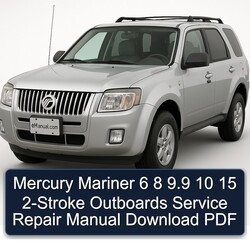 Mercury Mariner 6 8 9.9 10 15 2-stroke Outboards Service Repair Workshop Manual PDF