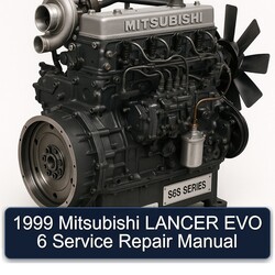 1999 Mitsubishi Lancer EVO 6 Service Repair Workshop Manual PDF