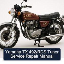 Yamaha TX Models 492/rds Tuner Service Repair Workshop Manual PDF