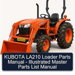 Kubota LA210 Loader Parts - Illustrated Master Catalog PDF