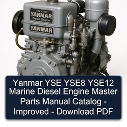 Isuzu Marine Yanmar YSE YSE8 YSE12 Diesel Engine Master - Improved Parts Catalog PDF