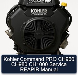 Kohler Command Pro Models CH960 CH980 CH1000 Reapir Service Repair Workshop Manual PDF