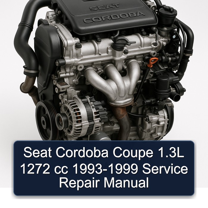 1993-1999 Seat Cordoba Coupe 1.3l 1272 Cc Service Repair Workshop Manual PDF