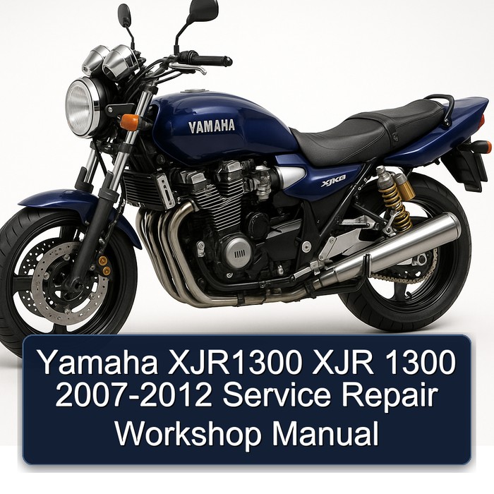 2007-2012 Yamaha XJR Models XJR1300 1300 Service Repair Workshop Manual PDF