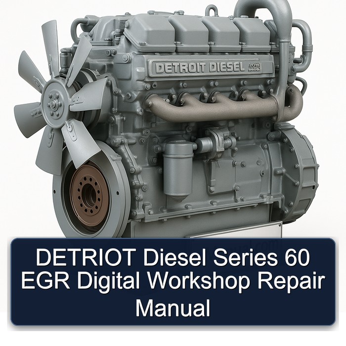 Detroit Diesel 2000 Series Detriot 60 EGR Digital Service Repair Workshop Manual PDF