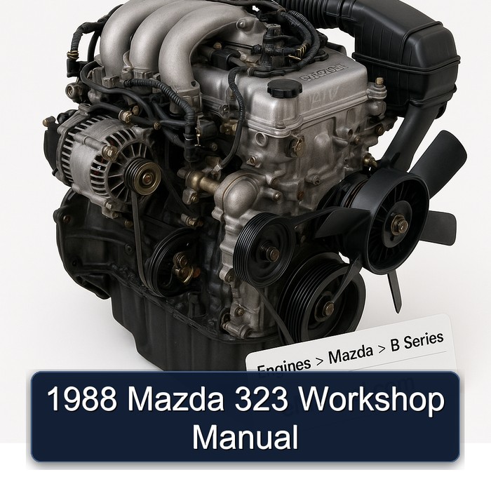 1988 Mazda 121 Service Repair Workshop Manual PDF