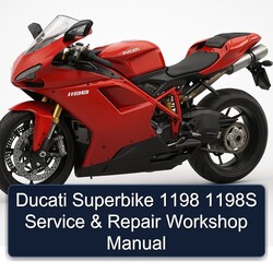 Ducati 1198 Superbike 1198S Service Repair Workshop Manual PDF