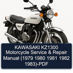1979-1983 Kawasaki KZ Series KZ1300 Motorcycle Service Repair Workshop Manual PDF