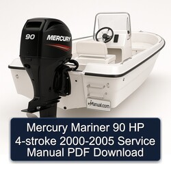 2000-2005 Mercury Mariner 90 HP 4-stroke Service Repair Workshop Manual PDF
