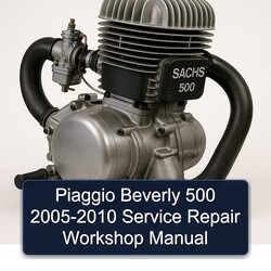 2005-2010 Piaggio Beverly Service Repair Workshop Manual PDF