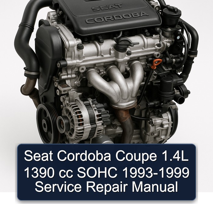 1993-1999 Seat Cordoba Coupe 1.4l 1390 Cc SOHC Service Repair Workshop Manual PDF