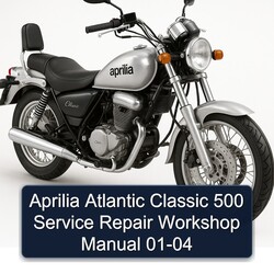 2001-2004 Aprilia Atlantic Classic 500 Service Repair Workshop Manual PDF