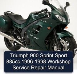 1996-1998 Triumph Sprint 900 Sport 885CC Service Repair Workshop Manual PDF