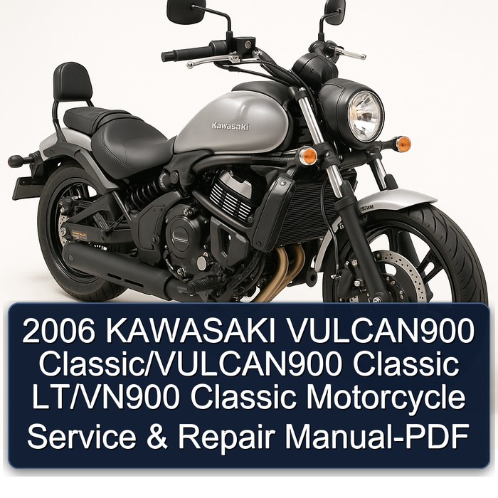 2006 Aprilia Classic Kawasaki Vulcan900 /vulcan900 Lt/vn900 Motorcycle Service Repair Workshop Manual PDF