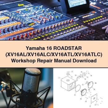 Sterndrive Yamaha 16 Roadstar (xv16al/xv16alc/xv16atl/xv16atlc) Service Repair Workshop Manual PDF