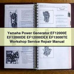 Yamaha Power Generator EF12000E EF12000DE EF12000DEX EF13000TE Service Repair Workshop Manual PDF