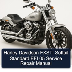 Harley Davidson Softail Fxsti Standard EFI 05 Service Repair Workshop Manual PDF