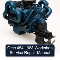 1988 Omc 454 Service Repair Workshop Manual PDF