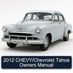 2012 CHEVY/Chevrolet Tahoe Owners Manual 