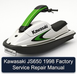 1998 Kawasaki JS650 Service Repair Workshop Manual PDF
