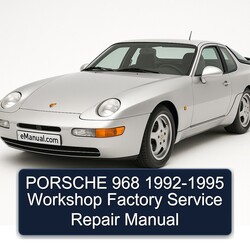 1992-1995 Porsche 968 Service Repair Workshop Manual PDF