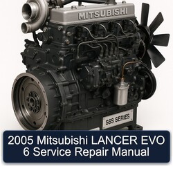 2005 Mitsubishi Lancer EVO 6 Service Repair Workshop Manual PDF