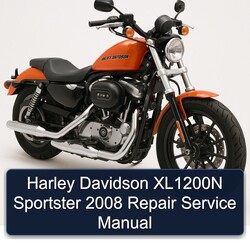 2008 Harley Davidson Sportster XL1200N Service Repair Workshop Manual PDF