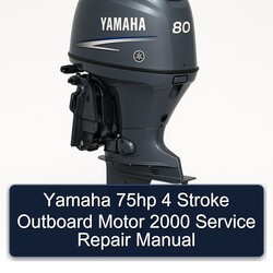 1999 Yamaha 75HP 4 Stroke Outboard Motor Service Repair Workshop Manual PDF