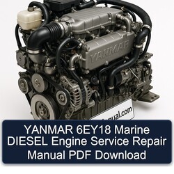 Isuzu Marine Yanmar 6ey18 Diesel Engine Service Repair Workshop Manual PDF