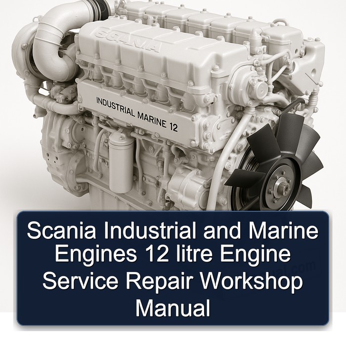 Scania 4 Series Industrial Marine Engines 12 Litre Engine Service Repair Workshop Manual PDF
