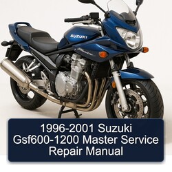 1996-2001 Suzuki GSF Bandit Series Gsf600-1200 Master Service Repair Workshop Manual PDF
