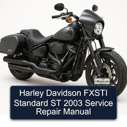 2003 Harley Davidson Model 125 Fxsti Standard ST Service Repair Workshop Manual PDF