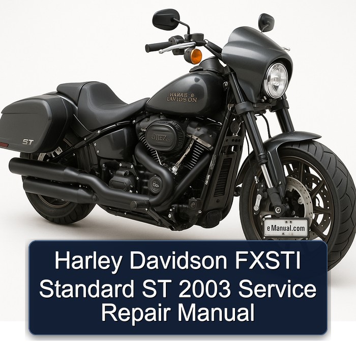 2003 Harley Davidson Model 125 Fxsti Standard ST Service Repair Workshop Manual PDF