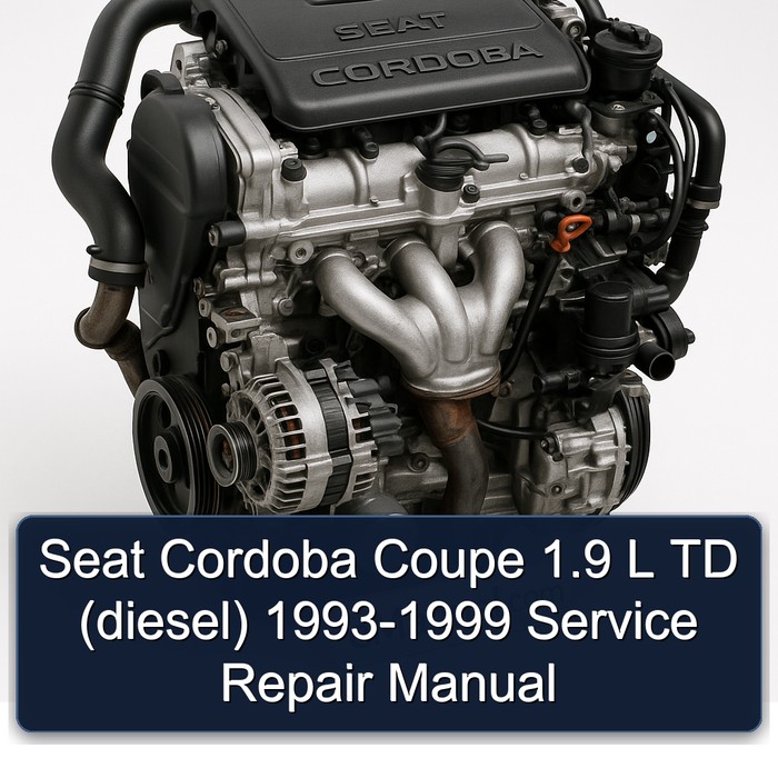 1993-1999 Seat Cordoba Coupe 1.9 L TD (DIESEL) Service Repair Workshop Manual PDF
