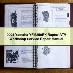 2008 Yamaha YFM250RX Raptor ATV Service Repair Workshop Manual PDF
