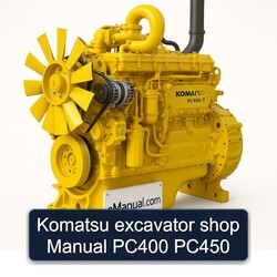 Komatsu Excavator Shop PC400 PC450 Service Repair Workshop Manual PDF