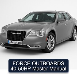 Force Outboards 40-50HP Master Service Repair Workshop Manual PDF
