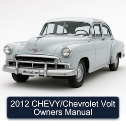 2012 CHEVY/Chevrolet Volt Owners Manual 