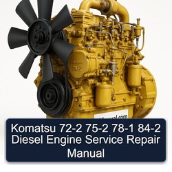 Komatsu 75 2 72-2 75-2 78-1 84-2 Diesel Engine Service Repair Workshop Manual PDF