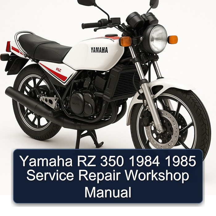 1984-1985 Yamaha RZ Models 350 Service Repair Workshop Manual PDF