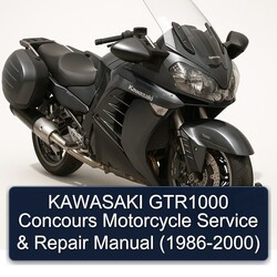 1986-2000 Kawasaki Concours Models GTR1000 Motorcycle ( - ) Service Repair Workshop Manual PDF