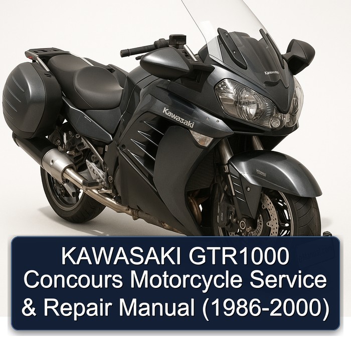 1986-2000 Kawasaki Concours Models GTR1000 Motorcycle ( - ) Service Repair Workshop Manual PDF