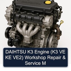 Daihatsu K3 Daihtsu Engine ( VE KE Ve2) M Service Repair Workshop Manual PDF