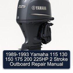 1989-1993 Yamaha 115 130 150 175 200 225HP 2 Stroke Outboard Service Repair Workshop Manual PDF