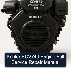 Kohler Command Pro EFI Models ECV749 Engine Service Repair Workshop Manual PDF