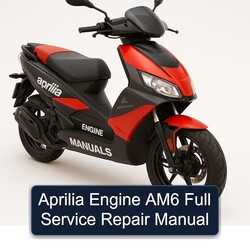 Aprilia Engine AM6 Service Repair Workshop Manual PDF