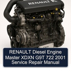 2001 Renault K Series Diesel Engine Master Xdxn G9T 722 Service Repair Workshop Manual PDF